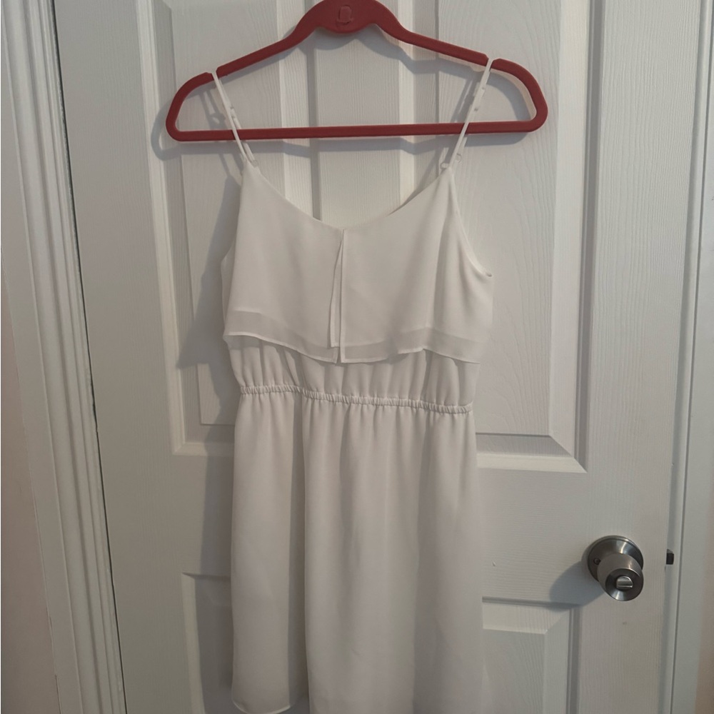 BCBGeneration White Spaghetti Strap Dress